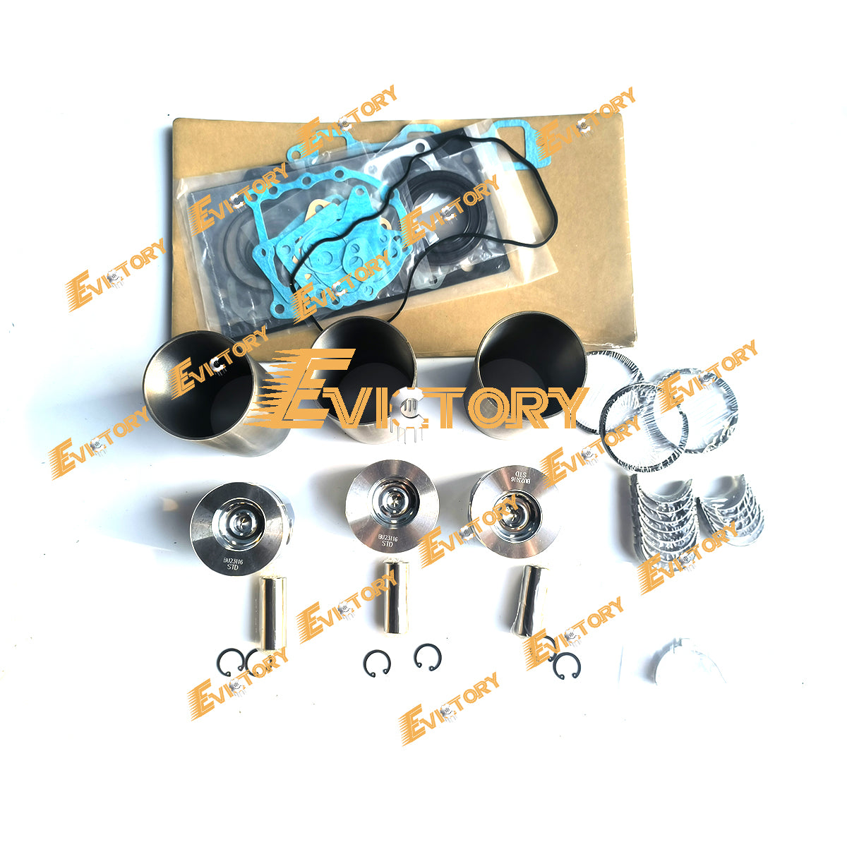 Engine Rebuild Kits, Cylinder Head for Yanmar 3TN75 3TN75L 3TN75E