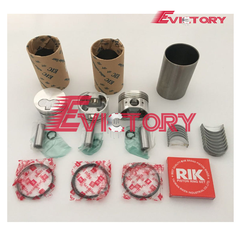 for Yanmar 3D74E 3TNE74 3TNV74 Engine Overhaul Kits + Crankshaft + Cylinder Head