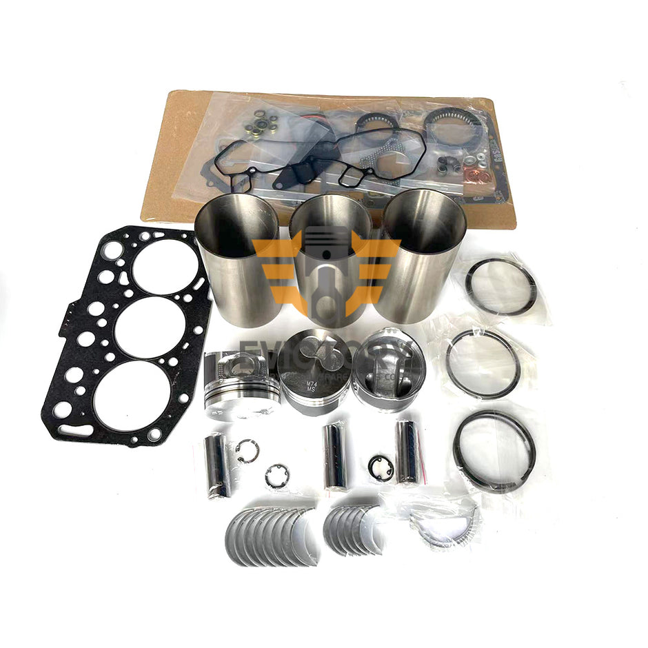 3TNM72 3TNM74 Cylinder Head Engine Rebuild Kits for Yanmar