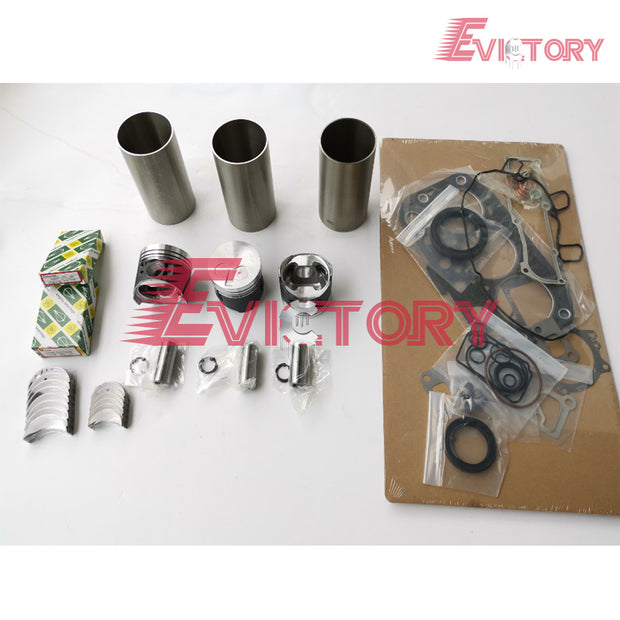 for Yanmar Diesel Engine 3TNV70 TK370 TK3.70 3YM20 Overhaul Kits + Crankshaft + Cylinder Head