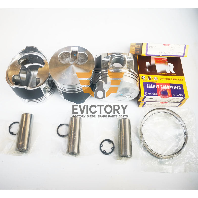 3TNV76 TK376 TK3.76 for Yanmar Diesel Engine Overhaul - oversize 0.50mm