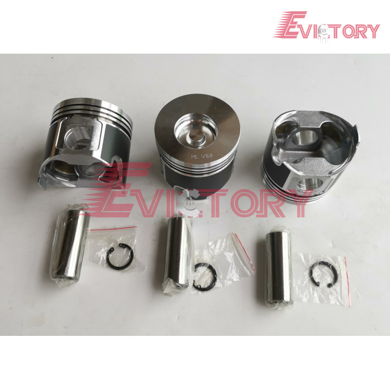 Crankshaft & Cylinder Head Rebuild Kits for Yanmar 3D88E 3TNE88 3TNV88 Tractor Engine