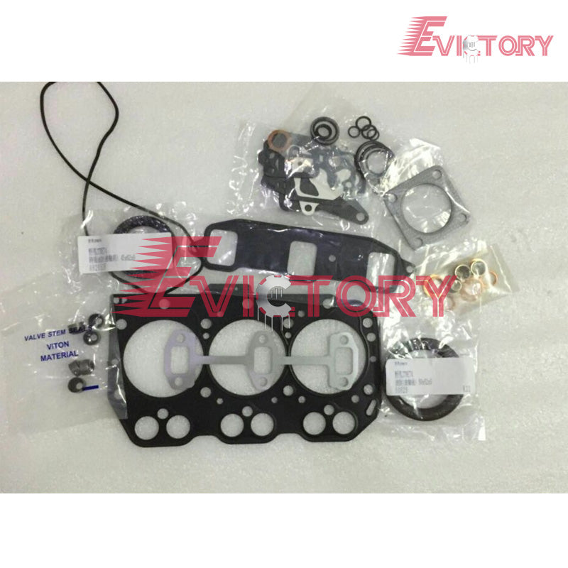for Yanmar 3D74E 3TNE74 3TNV74 Engine Overhaul Kits + Crankshaft + Cylinder Head
