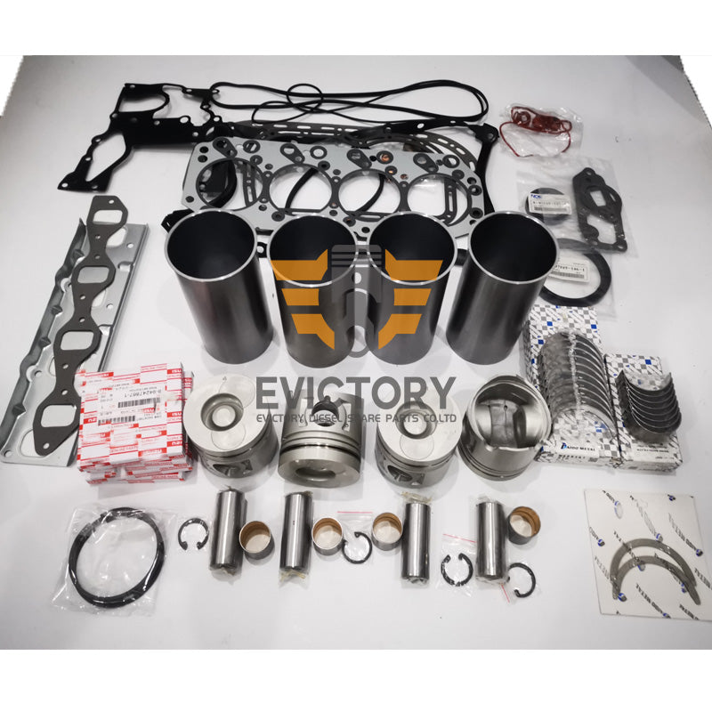 4JA1 4JA1-L 4JA1-T 4JA1-CR 4JB1 4JB1-T for Isuzu Engine Rebuild Kits + Crankshaft + Cylinder head