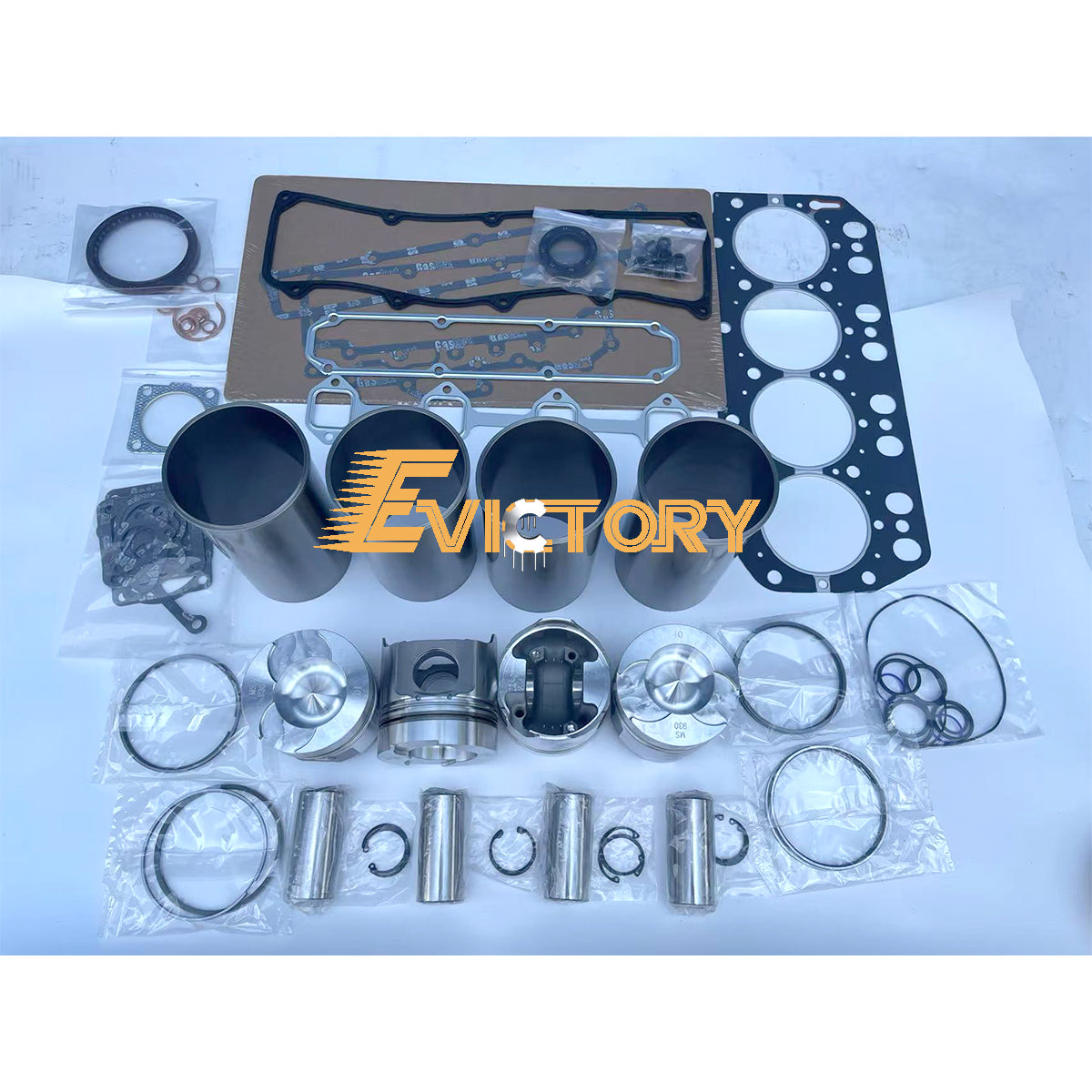 4LH 4LH-T 4LHA 4LH-STE for Yanmar Marine Engine Overhaul - pistons ring liner bearing gaskets