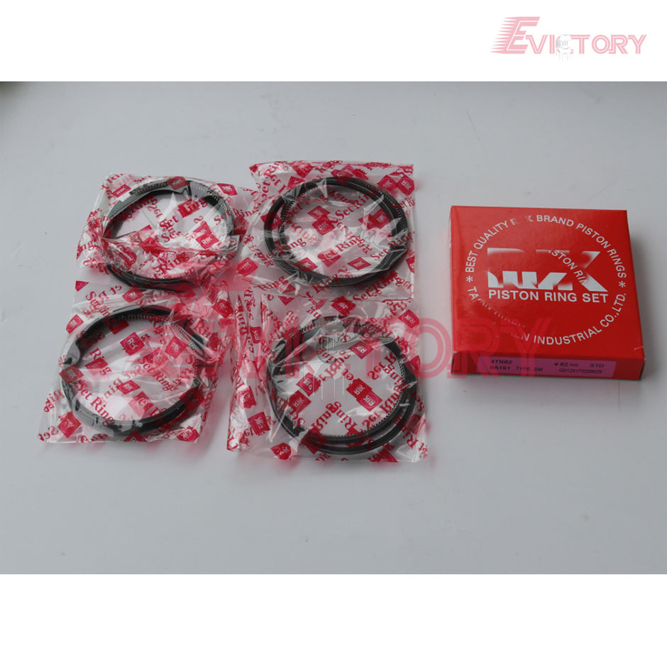 for Yanmar Engine 4TNE82 4TNE82A +0.5mm Oversized Rebuild Kits