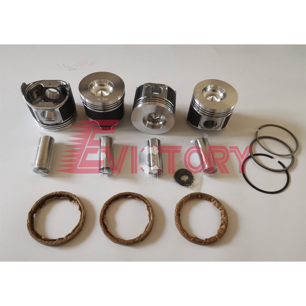 4D84E 4TNE84 +0.50mm Oversized Overhaul Rebuild Kits for Yanmar Diesel Engine