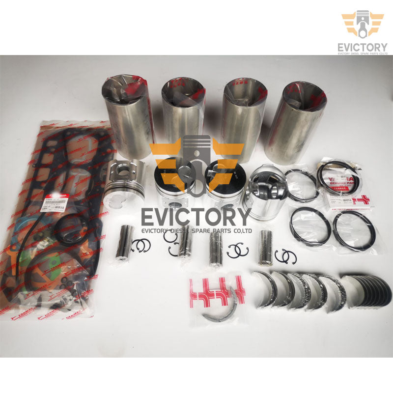 4TNE92 4TNE94 4TNV94L Yanmar Engine Overhaul Kits for Forklift Excavator Repair