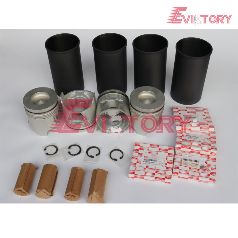 for Isuzu 4HK1 4JH1 4JH1-T 4JH1-TC Engine Overhaul Kits + cylinder head + crankshaft