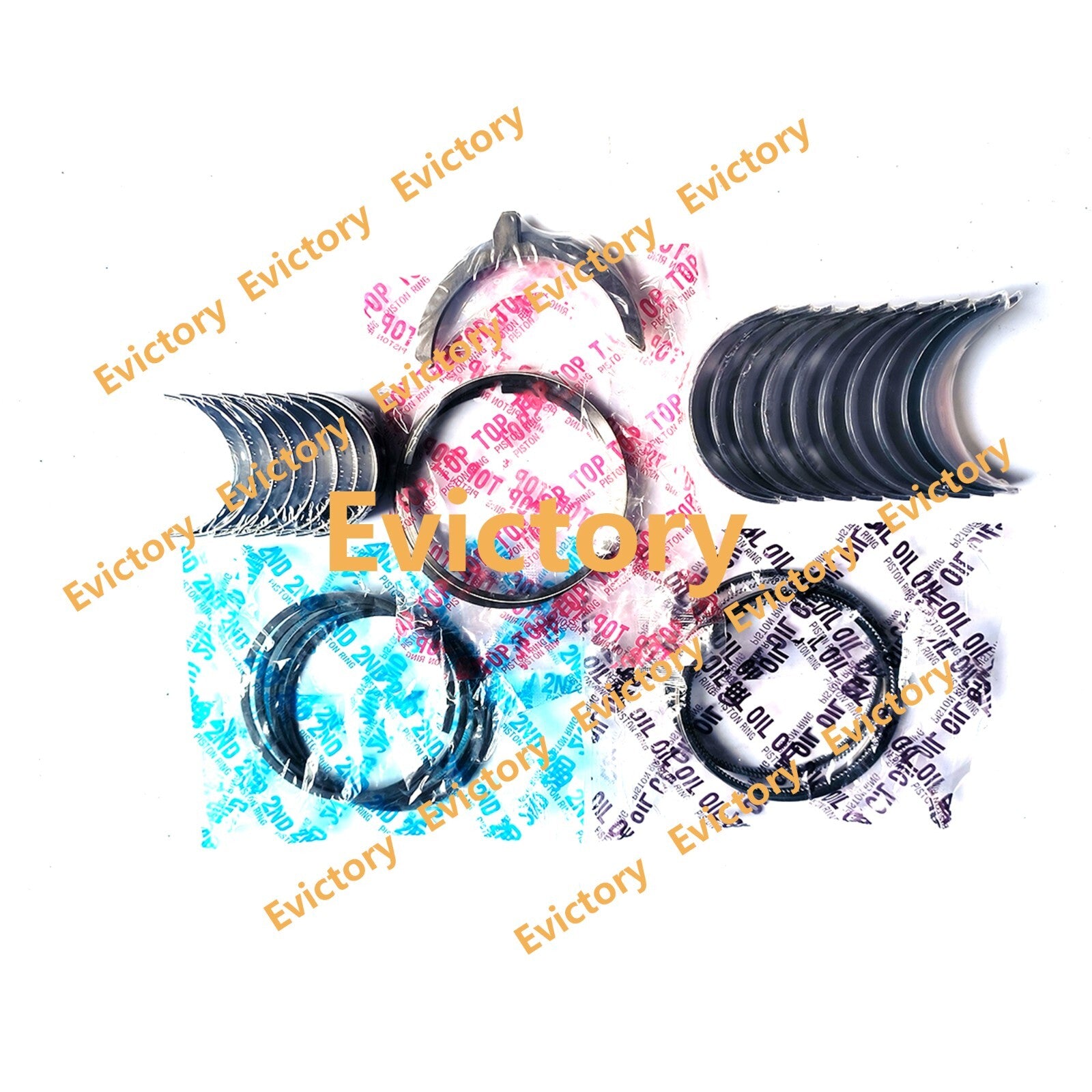 For Toyota 1DZ-I 1DZ2-2 1DZ-3 rebuild overhaul kit + valve + water oil pump