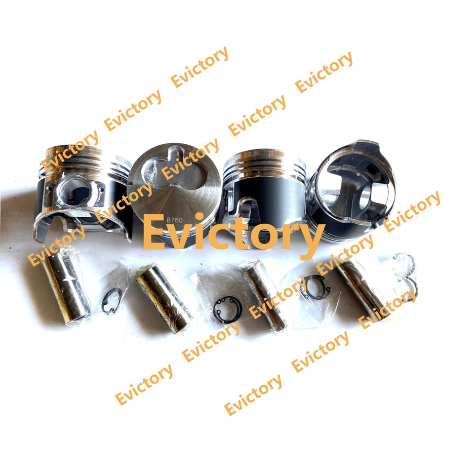 For Isuzu 4LE1 rebuild kit piston ring gasket bearing John Deer Excavator 50ZTS