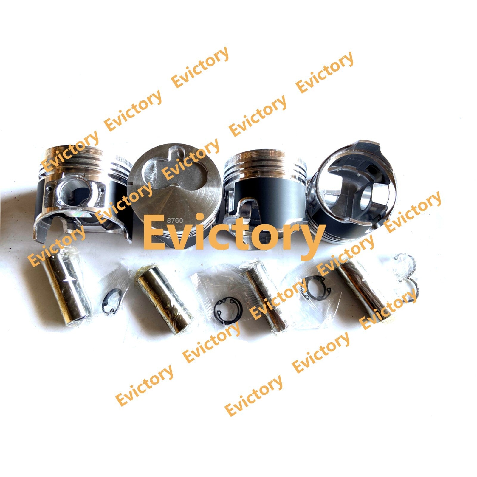 For Isuzu 4LE1 rebuild kit piston ring gasket bearing John Deer Excavator 50ZTS