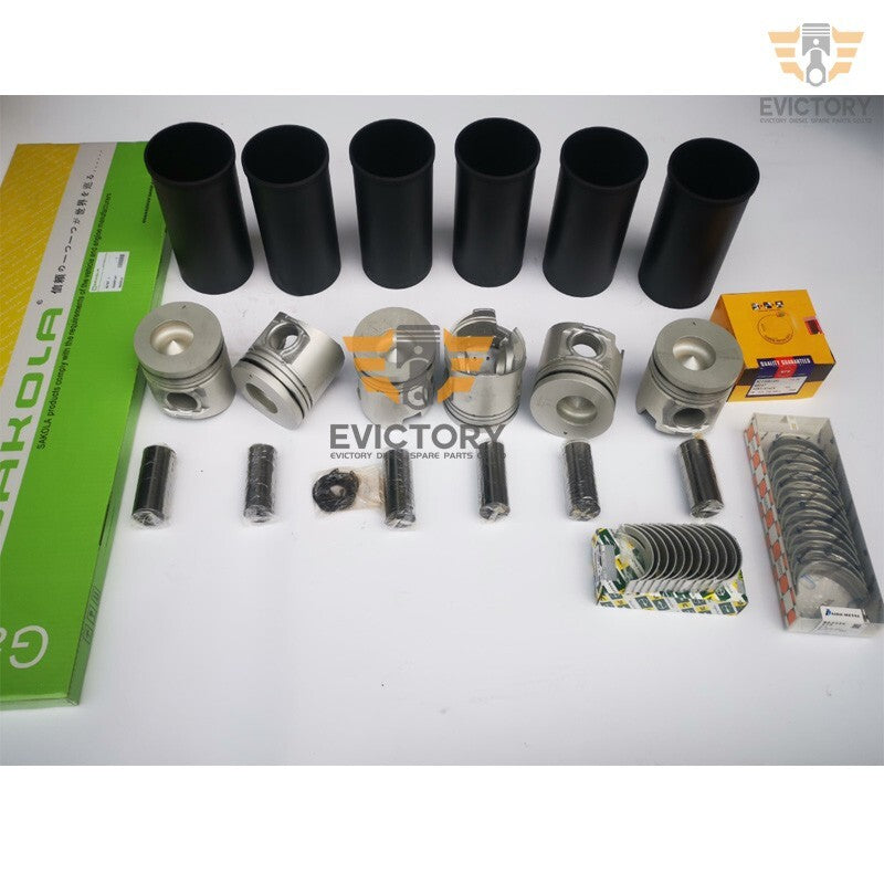 For Hyundai D6BR engine overhaul rebuild kit piston ring liner bearing gaskets
