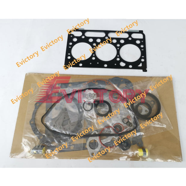 For Kubota D1703 rebuild kit piston ring overhaul gasket kit engine bearing set