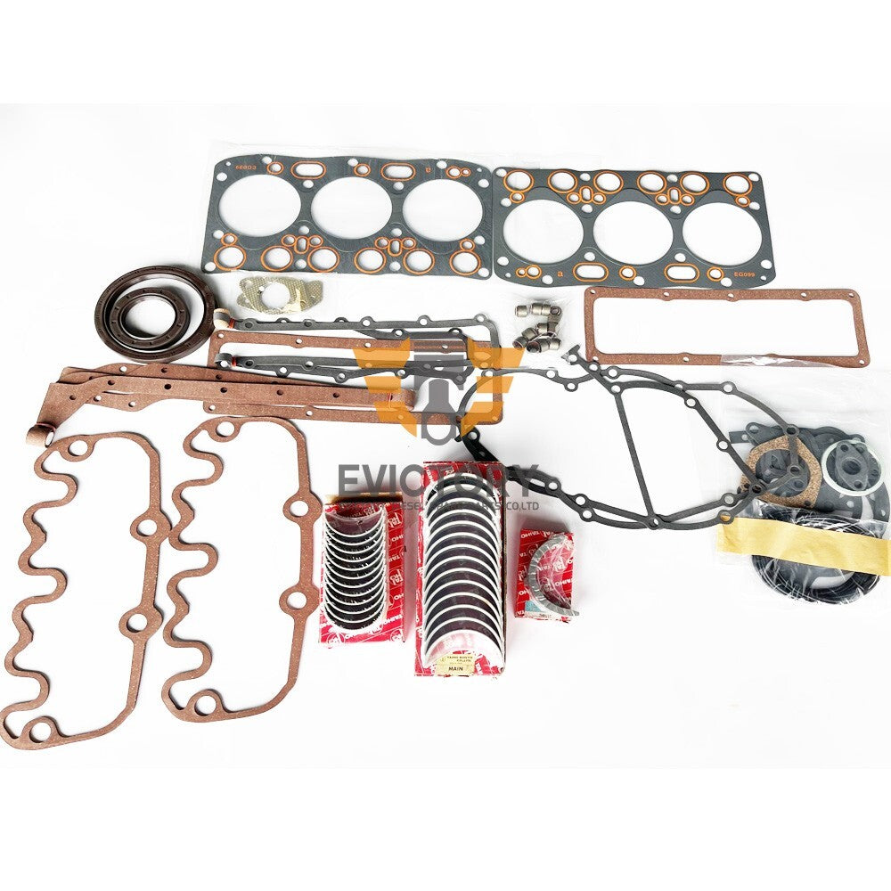 For TOYOTA 2D overhaul kit cylinder gasket kit + main big small bearing