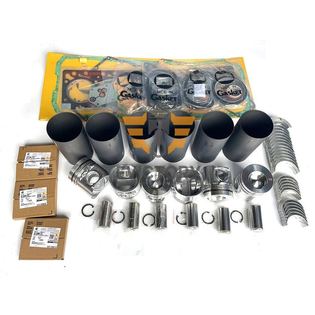 For Cummins 6BT 6BTAA5.9 6BTA5.9 rebuild kit piston ring gasket brgs valve guide