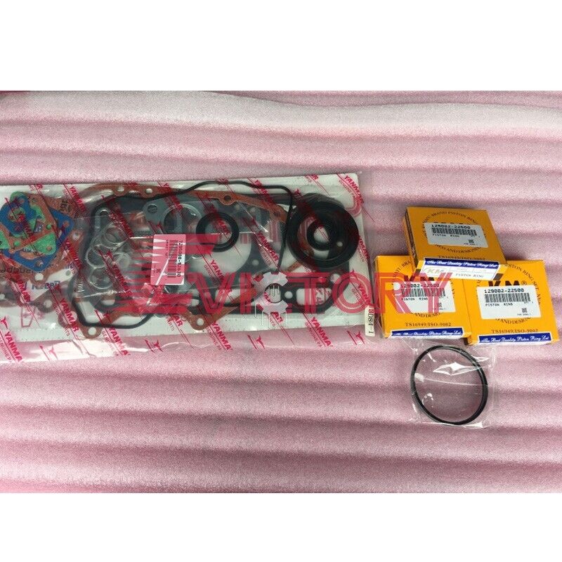 Yanmar 3T84 3D84-1 3T84HL rebuild kit piston piston ring full gasket kit bearing