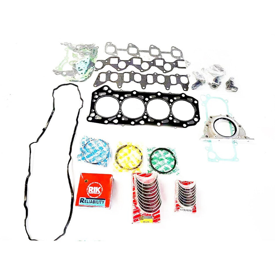 ZD30 Overhaul Rebuild Kit For Nissan paladin KA24 piston ring liner gasket