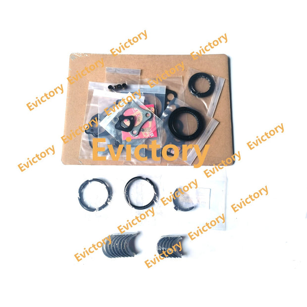 For YANMAR 2TN66 2TN66E 2TN66L rebuild kit piston ring + bearing + gasket