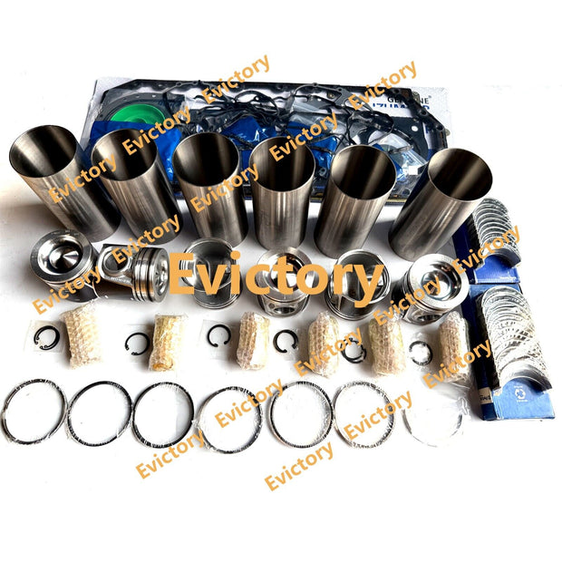 For caterpillar CAT C6.6 rebuild overhaul kit piston ring liner gasket bearing