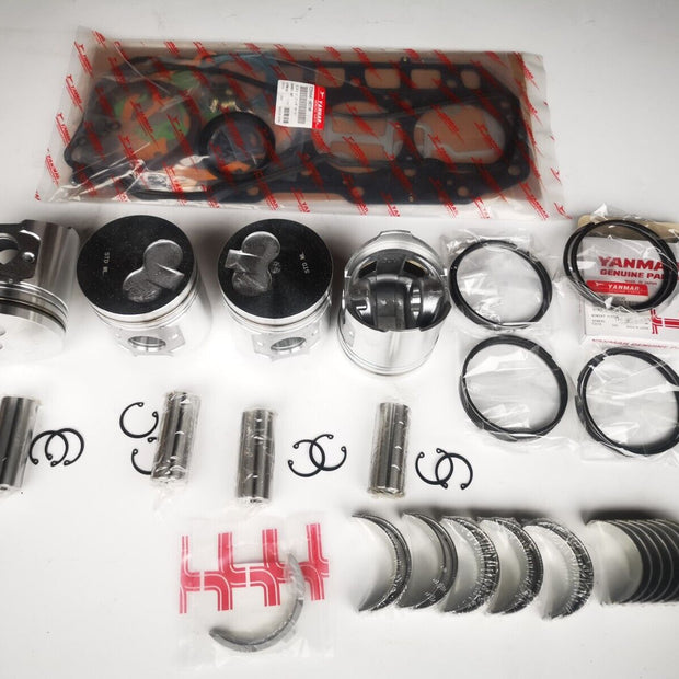 For Yanmar +0.50mm Oversize Piston ring 4D94LE rebuild overhaul kit