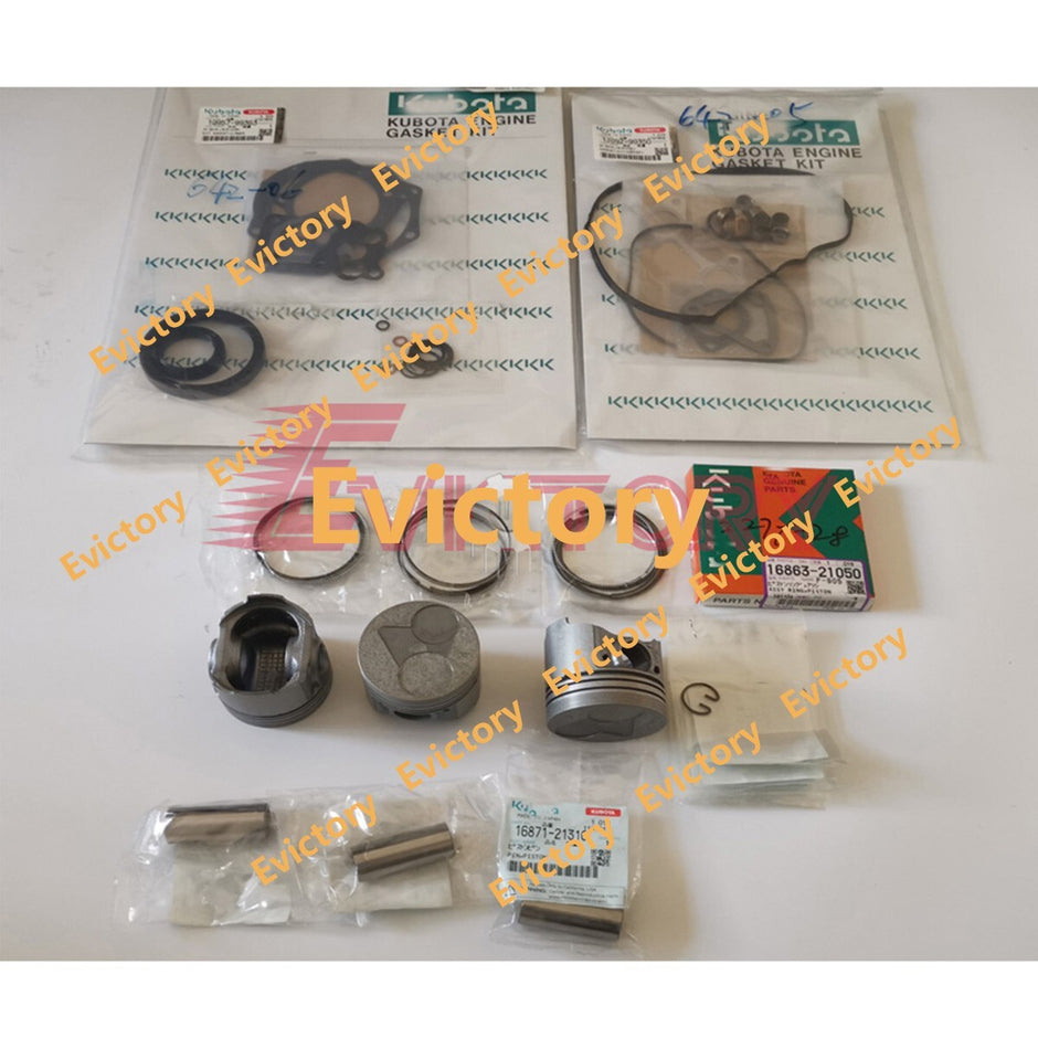 D662 overhaul gaskt kit piston ring set for KUBOTA A-13 Tractor Repair Parts