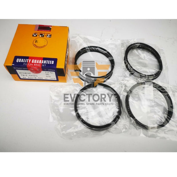 S4L-2 S4L S4L2 piston ring + overhaul gasket kit for Mitsubishi rebuild kit