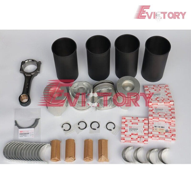 for ISUZU engine 4HK1 4HK1T overhaul rebuild kit conrod water oil pump valves