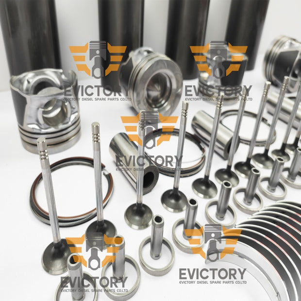 For Doosan D70S-7 D34 Engine Overhaul rebuild kit piston ring liner gasket valve