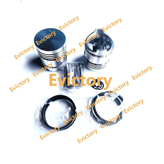 For KUBOTA ZL600 piston ring cylinder head gasket rebuild kit engine parts
