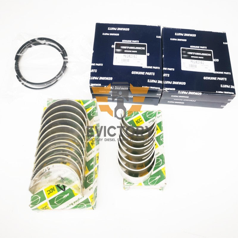 4M40T 4M40 overhaul kit piston ring + all bearings PAJERO TRITON for MITSUBISHI