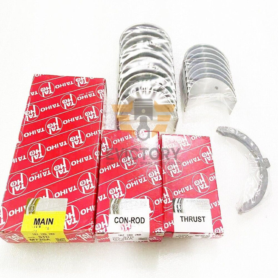 for TOYOTA 1KZ 1KZ-TE engine conrod main bearing connecting rod crankshaft