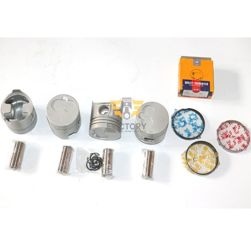 For ISUZU 4LC1 rebuild kit piston ring crankshaft conrod bearing excavator parts