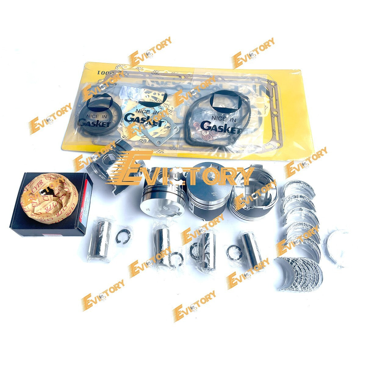 for yanmar 4D98E 4TNE98 rebuild kit valve guide engine 244H 304H Loader L1203