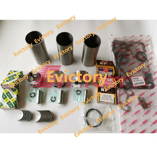 For Yanmar 3TN68 3TNA68 rebuild kit liner piston ring bearing overhaul gasket