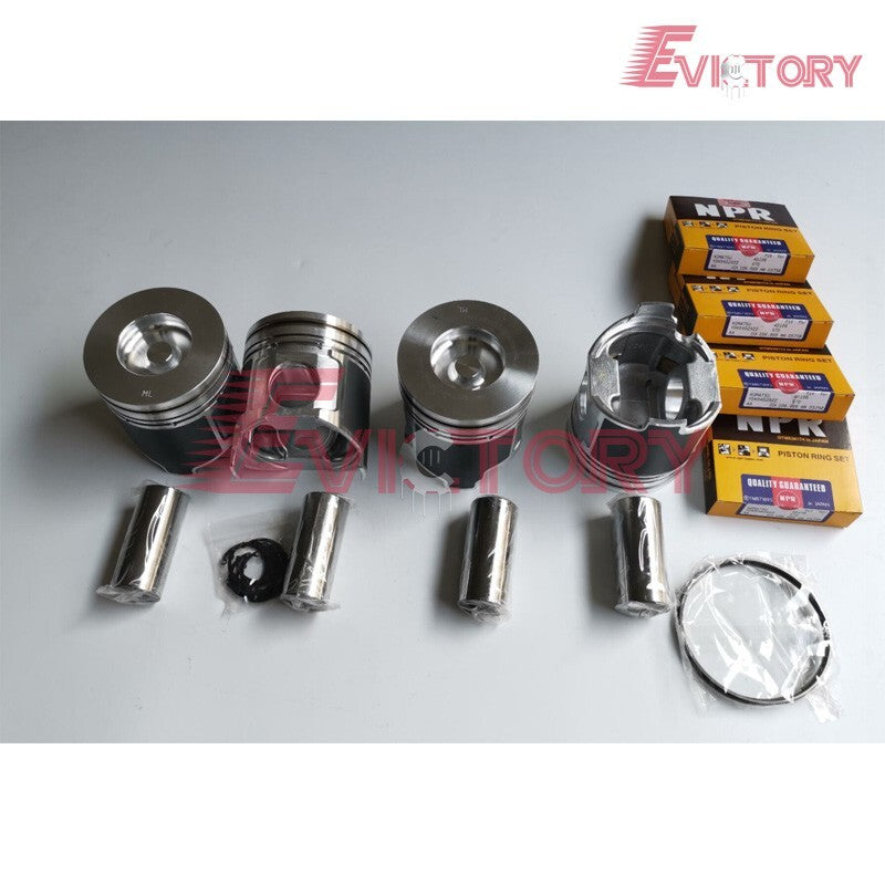 For KOMATSU YANMAR S4D106E 4TNV106 S4D106 overhaul rebuild kit repair parts