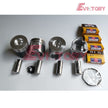 For KOMATSU YANMAR S4D106E 4TNV106 S4D106 overhaul rebuild kit repair parts