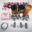 For Yanmar 3JH5 3JH4 3JH3 rebuild overhaul kit piston liner gasket bearing valve