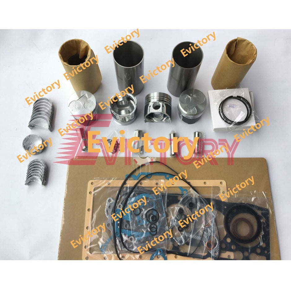For kubota V1405 rebuild kit piston liner head gasket main big small end bearing