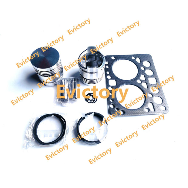 ZL600 rebuild overhaul kit piston ring gasket bearing for Kubota