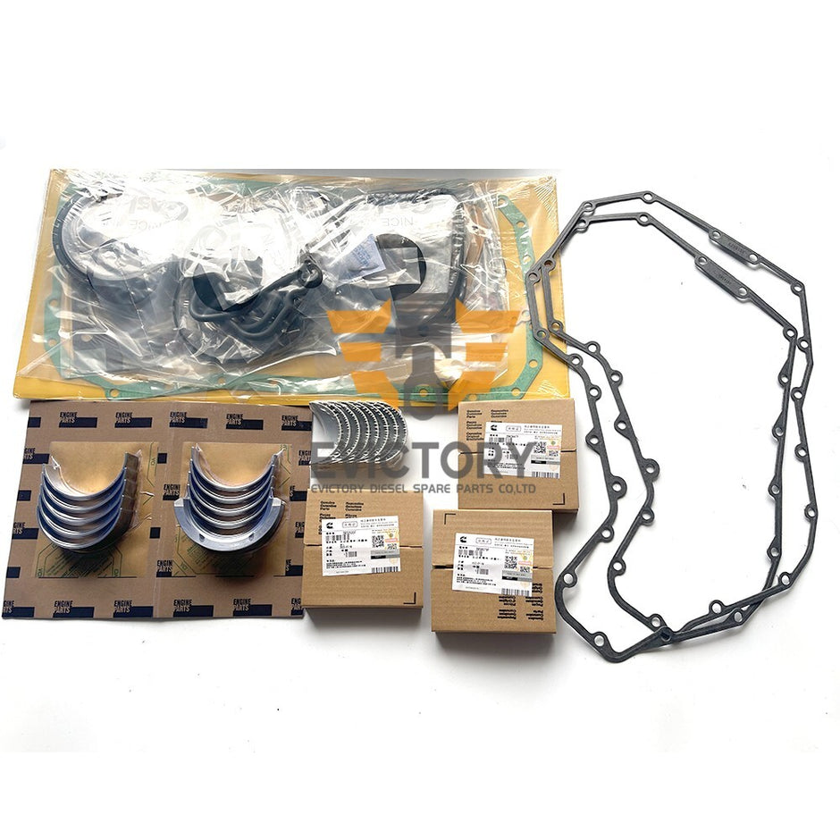 For CUMMINS 4BTA3.9 4BT3.9  4BT overhaul rebuild kit + piston + gasket + bearing
