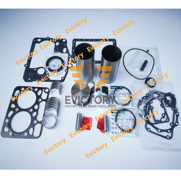 Z482 Rebuild Kit Piston Ring Liner Gasket Bearing For Kubota Engine T1600 B1121