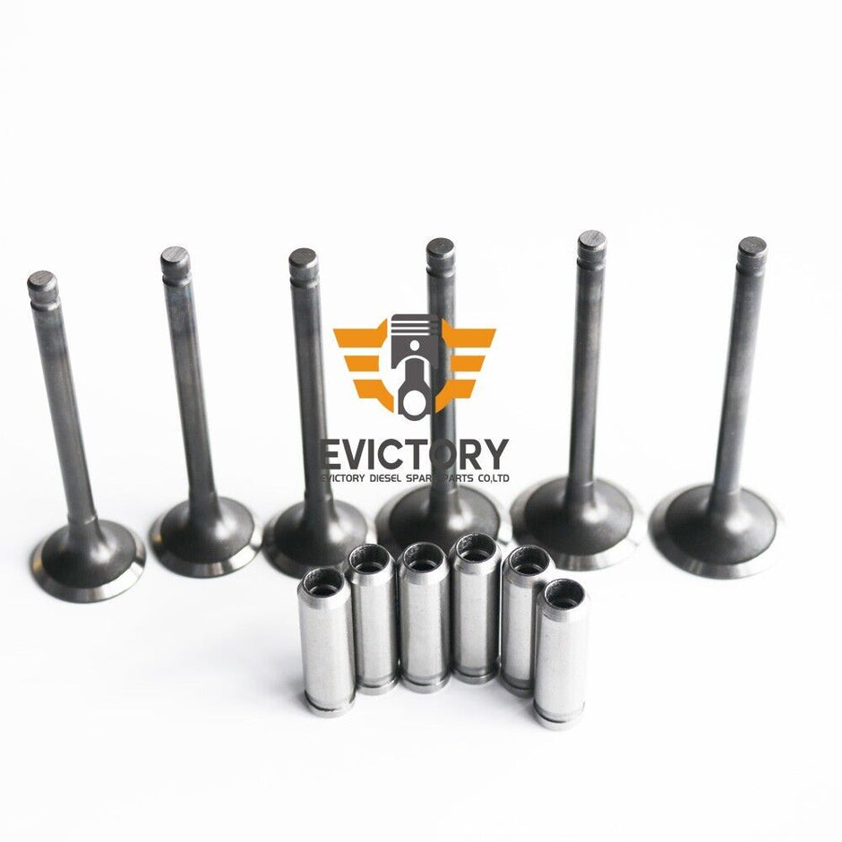 For Yanmar 3YM30 rebuild kit valves + guides + piston ring liner gasket bearing