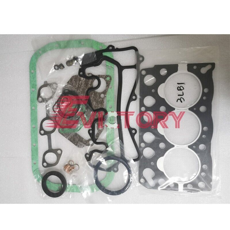 For Isuzu 3LB1 rebuild overhaul kit piston liner engine gasket big small bearing