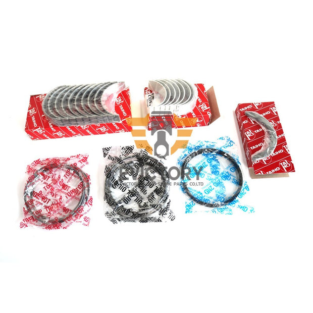 For Yanmar 3YM20 overhaul rebuild kit full gasket +all bearings + piston ring