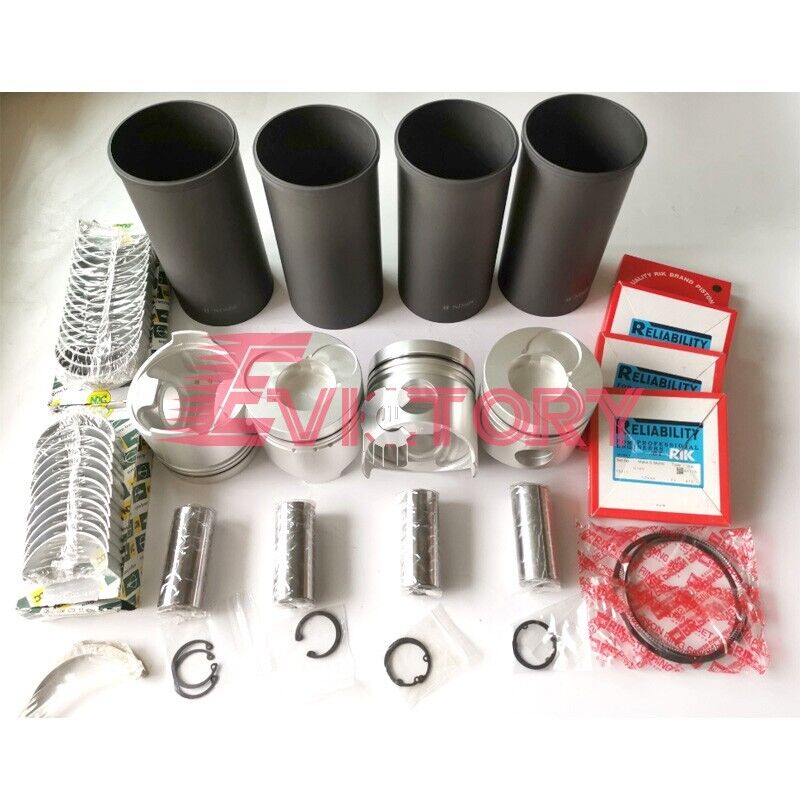 For Hino  W04D-T W04DT rebuild kit piston ring liner + bearing + Full gasket kit
