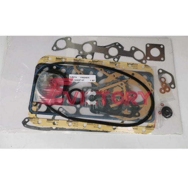 For kubota V1502 overhaul Re-ring Kit Piston Ring Bearing Gasket excavator parts