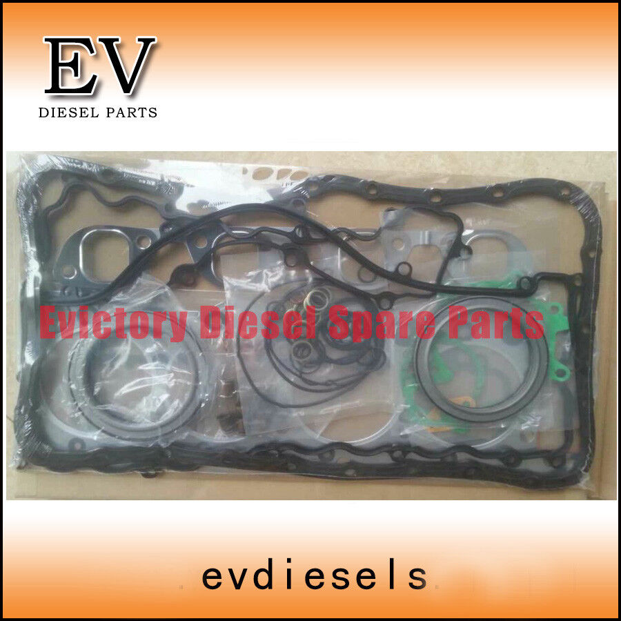 For Isuzu 4HE1 4HE1TC 4HE1T rebuild kit piston liner gasket +1pc connecting rod