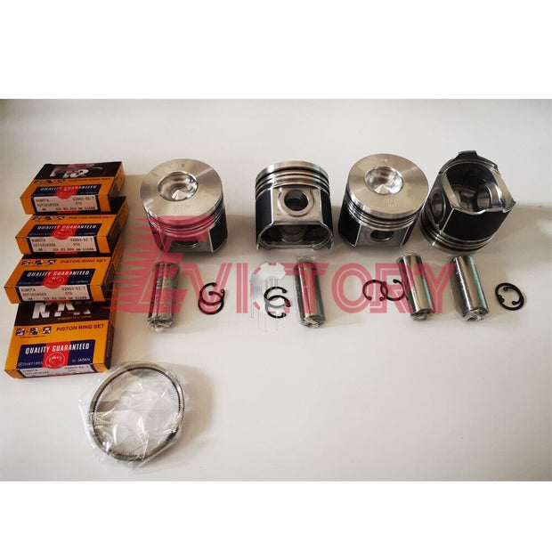 For KUBOTA V2003T V2003-T rebuild kit piston ring engine bearing excavator parts