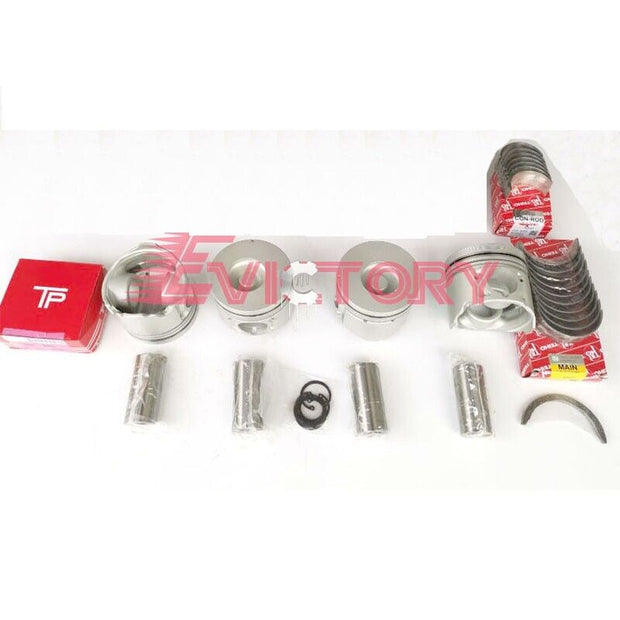 For Isuzu 4JG1-T 4JG1 4JG1T rebuild kit engine all bearings + piston + ring set